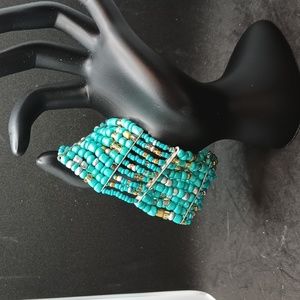 Unbranded multi layer seed bead stretch bracelet